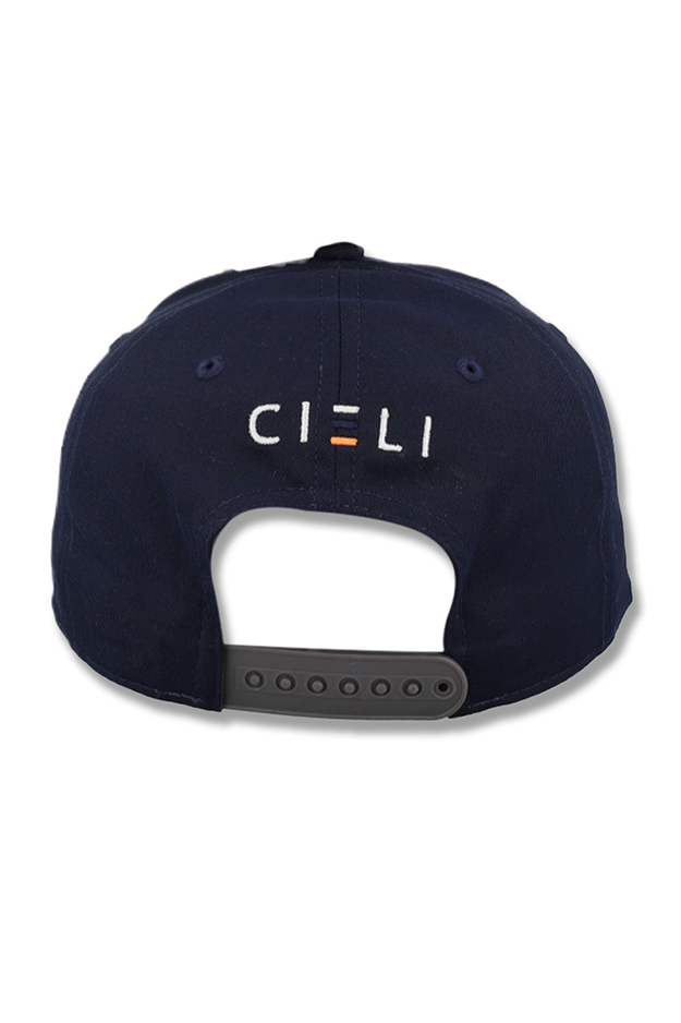 Navy blue cap with 'CIELI' logo on a white background