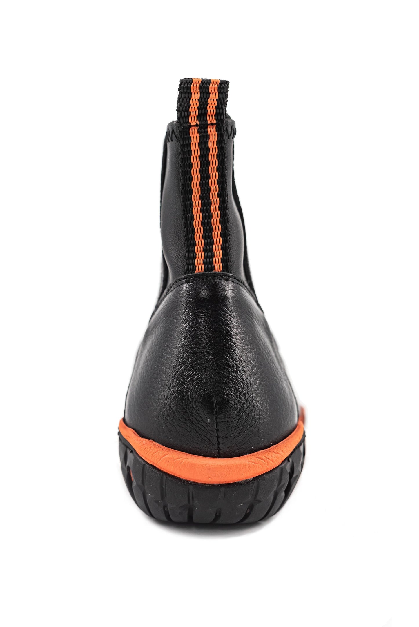 Sergio Grasso Dynamik Walk and Ride black and orange leather horse riding boots with chaps ideal for comfortable long distance riding and African horse safaris.