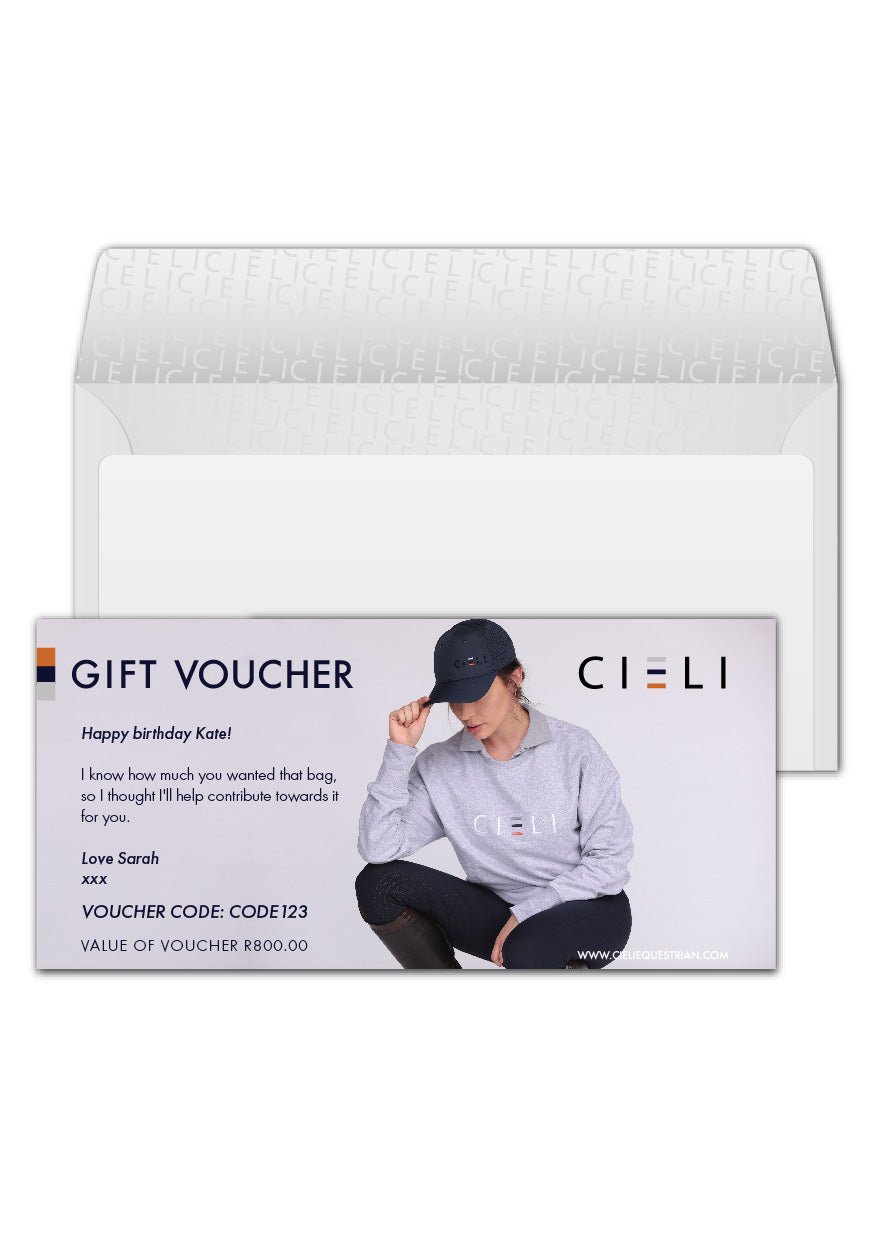 Cieli Equestrian Gift Card - Cieli Equestrian